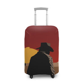 Чехол для чемодана 3D с принтом Red Dead Redemption 2 в Ухте, 86% полиэфир, 14% спандекс | двустороннее нанесение принта, прорези для ручек и колес | dead | gamer | john | marston | rdr | red | redemption | rockstar | shooter | western | вестерн | джон | марстон | шутер