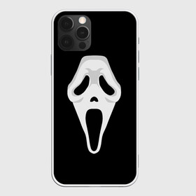 Чехол для iPhone 12 Pro с принтом Крик в Ухте, силикон | область печати: задняя сторона чехла, без боковых панелей | blood | film | ghost | ghosts | horror | knife | movie | old | school | scream | кино | крик | кровища | кровь | нож | олдскул | привидение | призрак | ужасы | фильм