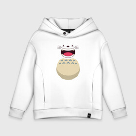 Детское худи Oversize хлопок с принтом Мой сосед Тоторо в Ухте, френч-терри — 70% хлопок, 30% полиэстер. Мягкий теплый начес внутри —100% хлопок | боковые карманы, эластичные манжеты и нижняя кромка, капюшон на магнитной кнопке | Тематика изображения на принте: forest | friend | ghibli | japan | keeper | nature | neigbor | neighbour | totoro | анимация | аниме | гибли | дерево | друг | животные | лес | любовь | милый | мир | миядзаки | мульт | мультфильм | природа | сосед | тоторо | хранитель