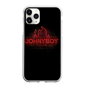 Чехол для iPhone 11 Pro Max матовый с принтом Johnyboy в Ухте, Силикон |  | johnyboy | денис василенко | джонибой