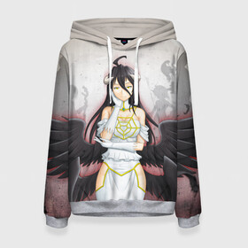 Женская толстовка 3D Overlord Albedo: в Ухте, 100% полиэстер  | двухслойный капюшон со шнурком для регулировки, мягкие манжеты на рукавах и по низу толстовки, спереди карман-кенгуру с мягким внутренним слоем. | albedo | momonga | overlord | shalltear | айнц ул гон | айнц ул гоун | альбедо | лорд момон | момон | момонга | назарик | оверлорд | повелитель | шалтир