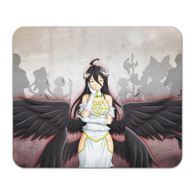 Коврик для мышки прямоугольный Overlord Albedo: в Ухте, натуральный каучук | размер 230 х 185 мм; запечатка лицевой стороны | albedo | momonga | overlord | shalltear | айнц ул гон | айнц ул гоун | альбедо | лорд момон | момон | момонга | назарик | оверлорд | повелитель | шалтир
