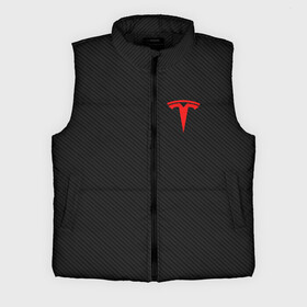 Мужской жилет утепленный 3D с принтом TESLA в Ухте,  |  | brand | car | carbon | elon mask | tesla | авто | бренд | илон | илон маск | карбон | маск | машина | текстура | тесла | электрокар