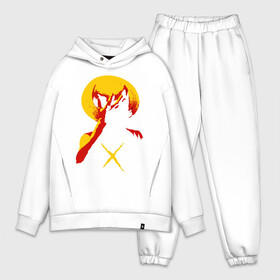 Мужской костюм хлопок OVERSIZE с принтом Going to new world в Ухте,  |  | lucy | luffy monkey | mugiwara | one piece | straw hat | большой куш | ван пис | луффи | одним куском