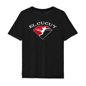 Мужская футболка хлопок Oversize с принтом El Cucuy goin diamond в Ухте, 100% хлопок | свободный крой, круглый ворот, “спинка” длиннее передней части | ferguson | mma | tony | ufc | арманн | бокс | борьба | джиу джитсу | кукуй | тони | фергюсон | эль | энтони