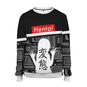 Женский свитшот 3D с принтом Hentai в Ухте, 100% полиэстер с мягким внутренним слоем | круглый вырез горловины, мягкая резинка на манжетах и поясе, свободная посадка по фигуре | ahegao | kawai | kowai | oppai | otaku | senpai | sugoi | waifu | yandere | ахегао | ковай | отаку | сенпай | яндере