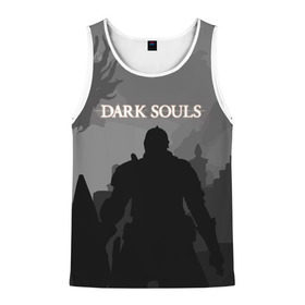 Мужская майка 3D с принтом Dark Souls в Ухте, 100% полиэстер | круглая горловина, приталенный силуэт, длина до линии бедра. Пройма и горловина окантованы тонкой бейкой | action | dark | dark souls | died | dragon | game | games | japan | knight | rpg | souls | sword | you | дарк | дракон | драконы | души | игра | игры | мертв | меч | рпг | рыцари | рыцарь | соулс | темные | умер | щит | экшн | япония