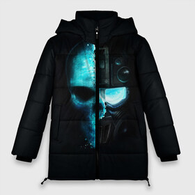 Женская зимняя куртка 3D с принтом Tom Clancy’s Ghost Recon в Ухте, верх — 100% полиэстер; подкладка — 100% полиэстер; утеплитель — 100% полиэстер | длина ниже бедра, силуэт Оверсайз. Есть воротник-стойка, отстегивающийся капюшон и ветрозащитная планка. 

Боковые карманы с листочкой на кнопках и внутренний карман на молнии | wildlands | маска | призраки | череп | шлем | шутер