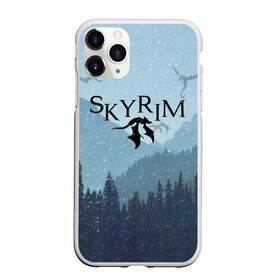 Чехол для iPhone 11 Pro Max матовый с принтом TES SKYRIM в Ухте, Силикон |  | christmas | dovahkiin | dragon | dragonborn | fus ro dah | rpg | skyrim | snow | tes | the elder scrolls | winter is coming | докавин | драконы | новогодний | новый год | рпг | снег