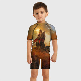 Детский купальный костюм 3D русь: в Ухте, Полиэстер 85%, Спандекс 15% | застежка на молнии на спине | ethnic | folk | runes | slav | руны | русь | славяне | фолк | фольклор | этника | этно | язычество