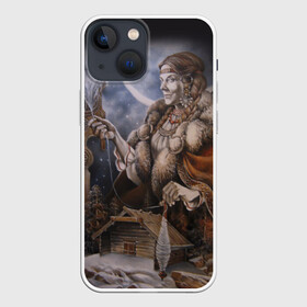 Чехол для iPhone 13 mini с принтом Макошь в Ухте,  |  | ethnic | folk | runes | slav | макошь | руны | русь | славяне | фолк | фольклор | этника | этно | язычество