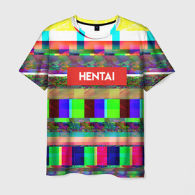 Мужская футболка 3D с принтом hentai в Ухте, 100% полиэфир | прямой крой, круглый вырез горловины, длина до линии бедер | 
