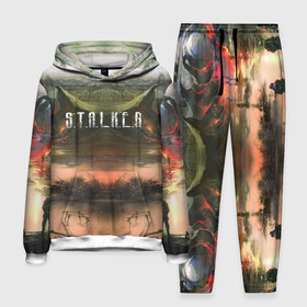 Мужской костюм 3D (с толстовкой) STALKER: в Ухте,  |  | ak47 | metro 2033 | metro exodus | глуховский | дорога | маски | ночь | оружие | поезд | противогаз | сталкеры