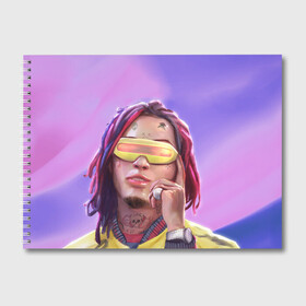 Альбом для рисования с принтом Lil Pump в Ухте, 100% бумага
 | матовая бумага, плотность 200 мг. | Тематика изображения на принте: drumtick | elementary | esketit | esskeetit | gang | garcia | gazzy | gucci | guccigang | jetski | pump | rap | trap | usa | газзи | гарсия | лил | памп | рэп | сша | трап | эщкере