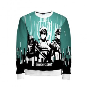 Детский свитшот 3D RAINBOW SIX SIEGE: в Ухте, 100% полиэстер | свободная посадка, прямой крой, мягкая тканевая резинка на рукавах и понизу свитшота |