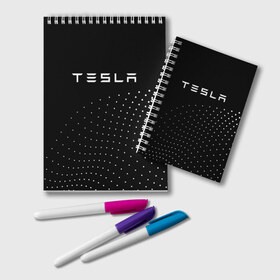 Блокнот с принтом TESLA в Ухте, 100% бумага | 48 листов, плотность листов — 60 г/м2, плотность картонной обложки — 250 г/м2. Листы скреплены удобной пружинной спиралью. Цвет линий — светло-серый
 | Тематика изображения на принте: auto | car | cars | coil | electro | elon | future | logo | moto | motors | musk | pixel | tesla | авто | автомобили | автомобиль | будущее | илон | лого | логотип | маск | мото | моторс | символ | тесла | электричество | электро