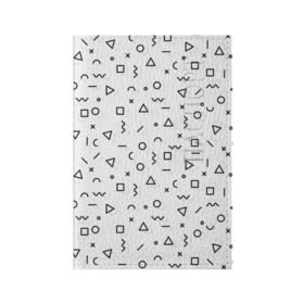 Обложка для паспорта матовая кожа Мемфис ЧБ: в Ухте, натуральная матовая кожа | размер 19,3 х 13,7 см; прозрачные пластиковые крепления |