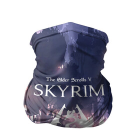 Бандана-труба 3D The Elder Scrolls: в Ухте, 100% полиэстер, ткань с особыми свойствами — Activecool | плотность 150‒180 г/м2; хорошо тянется, но сохраняет форму | art game | art skyrim | forest | game | skyrim | the elder scrolls v skyrim | горы | довакин | древние свитки | игра | лес | небо | скайрим