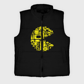 Мужской жилет утепленный 3D с принтом Pac Man в Ухте,  |  | game | gamer | gaming | nds | nintendo | pac man | ps3 | ps4 | psp | wii | xbox | аркада | джойстик | игра | игровая приставка | игры | классика игр | контроллер | пакман