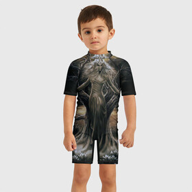 Детский купальный костюм 3D Морена: в Ухте, Полиэстер 85%, Спандекс 15% | застежка на молнии на спине | ethnic | folk | runes | slav | богиня | морена | руны | русь | славяне | фолк | фольклор | этника | этно | язычество