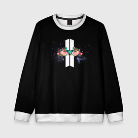 Детский свитшот 3D с принтом BTS в Ухте, 100% полиэстер | свободная посадка, прямой крой, мягкая тканевая резинка на рукавах и понизу свитшота | army | bangtan | beyond | boys | bts | j hope | jimin | jin | jungkook | k pop | rm | scene | suga | the | v | армия | арэма | бтс | ви | джей хоупа | сюги | чимина | чина | чонгука