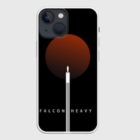 Чехол для iPhone 13 mini Falcon Heavy: в Ухте,  |  | falcon heavy | ilon mask | spacex | tesla | tesla roadster | илон маск | спейс икс | спейс экс | тесла | тесла родстер