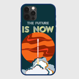 Чехол для iPhone 12 Pro THE FUTURE IS NOW: в Ухте, силикон | область печати: задняя сторона чехла, без боковых панелей | falcon heavy | ilon mask | spacex | tesla | tesla roadster | the future | илон маск | спейс икс | спейс экс | тесла | тесла родстер