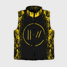Женский жилет утепленный 3D с принтом TWENTY ONE PILOTS  21 PILOTS  TOP в Ухте,  |  | 21 pilots | 21p | dyrty | music | paints | rock | top | trench | twenty one pilots | yellow | брызги | группа | краска.пятна | музыка | рок