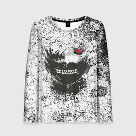 Женский лонгслив 3D Kaneki Ken (Tokyo Ghoul) #2: в Ухте, 100% полиэстер | длинные рукава, круглый вырез горловины, полуприлегающий силуэт | anime | kaneki ken | tokyo ghoul | аниме | канеки кен | токийский гуль