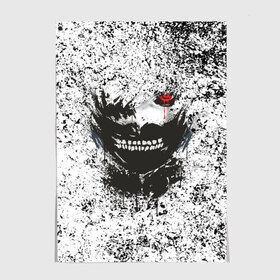 Постер с принтом Kaneki Ken (Tokyo Ghoul) #2 в Ухте, 100% бумага
 | бумага, плотность 150 мг. Матовая, но за счет высокого коэффициента гладкости имеет небольшой блеск и дает на свету блики, но в отличии от глянцевой бумаги не покрыта лаком | anime | kaneki ken | tokyo ghoul | аниме | канеки кен | токийский гуль