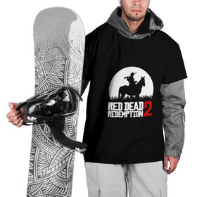 Накидка на куртку 3D с принтом RED DEAD REDEMPTION в Ухте, 100% полиэстер |  | game | red dead | red dead redemption 2 | redemption 2 | rockstar games | бандиты | дикий запад | игры | ковбои | оружие