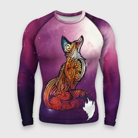 Мужской рашгард 3D с принтом Космическая Лиса в Ухте,  |  | cute | fox | foxes | ginger | space | tail | забавная | космическая | космокот | космонавт | космонавты | космос | лис | лиса | лисица | лисицы | лисичка | лисички | лисы | милая | рыжая | рыжие | смешная | фыр | хвост