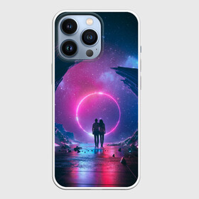 Чехол для iPhone 13 Pro с принтом Любовь в космосе в Ухте,  |  | космос | любовь | отношения | пара