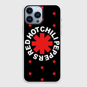Чехол для iPhone 13 Pro Max с принтом Red Hot Chili Peppers в Ухте,  |  | Тематика изображения на принте: chili | cross | hot | logo | music | peppers | red | red hot chili peppers | rhcp | rock | star | symbol | звезда | звездочка | красная | красный | крест | логотип | музыка | перцы | рок | символ | цветок | цветочек | чили