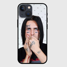 Чехол для iPhone 13 mini с принтом FACE в Ухте,  |  | Тематика изображения на принте: dark | face | hip | pharaoh | rap | raper | rapper | russian | tattoo | мрачный | репер | русский | рэп | рэпер | тату | татуировки | фара | фараон | фэйс | хип | хоп