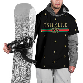 Накидка на куртку 3D с принтом FACE Eshkere GG Style в Ухте, 100% полиэстер |  | dark | eshkere | face | gucci | gussi | hate | hip | love | rap | raper | rapper | russian | tattoo | антибренд | гуси | гусси | гучи | гуччи | дремин | иван | мрачный | репер | русский | рэп | рэпер | тату | фэйс | хип | хоп | эщкере