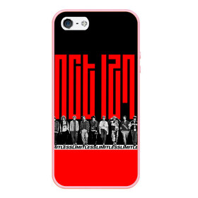 Чехол для iPhone 5/5S матовый NCT127 Limitless: в Ухте, Силикон | Область печати: задняя сторона чехла, без боковых панелей | 127 | bomb | cherry | k pop | korea | kpop | limitless | logo | nct | pop | альбом | бомб | корейцы | корея | красный | лого | надпись | нст | участники | черный | черри