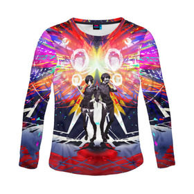 Женский лонгслив 3D Touka Kirishima & Kaneki Ken (Tokyo Ghoul): в Ухте, 100% полиэстер | длинные рукава, круглый вырез горловины, полуприлегающий силуэт | anime | kaneki ken | tokyo ghoul | touka kirishima | аниме | канеки кен | тока киришима | токийский гуль