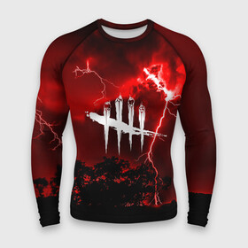 Мужской рашгард 3D с принтом DEAD BY DAYLIGHT в Ухте,  |  | dead by daylight | game | hillbilly | maniacs | trapper | wraith | деревенщина | мертвые днем | охотник | призрак