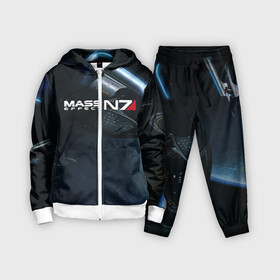 Детский костюм 3D с принтом MASS EFFECT N7 в Ухте,  |  | amdromeda initiative | andromeda | game | gun | hemet | n7 | rifle | ryder | soldier | space | star | weapon