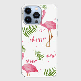 Чехол для iPhone 13 Pro с принтом Lil Peep pink flamingo в Ухте,  |  | benz truck | girls. pink | gustav hr | hip hop | lil | lil peep | peep | rap | лил | лилпип | листья | пальма | пальмы | пип | розовый | рэп | фламинго | хип хоп | эмо | эмо реп
