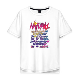 Мужская футболка хлопок Oversize с принтом Imagine Dragons - Natural в Ухте, 100% хлопок | свободный крой, круглый ворот, “спинка” длиннее передней части | Тематика изображения на принте: imagine dragons | imagine dragons origins | имэджн драгонз | рок