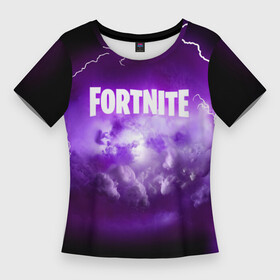 Женская футболка 3D Slim FORTNITE: в Ухте,  |  | 2019 | armor | armour | battle royale | cybersport | esport | fortnite | game | llama | logo | батл роял | батл рояль | броня | вспышка | игра | киберспорт | лама | молния | разряд | симулятор строительства | строительство | фиолетовый | фи