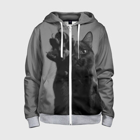 Детская толстовка 3D на молнии с принтом Котик в Ухте, 100% полиэстер |  манжеты и пояс оформлены широкой мягкой резинкой, двухслойный капюшон со шнурком для регулировки, спереди карманы и застежка-молния
 | животные | когти | кот | котенок | котик | кошка | лапка | природа