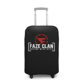 Чехол для чемодана 3D с принтом FAZE CLAN в Ухте, 86% полиэфир, 14% спандекс | двустороннее нанесение принта, прорези для ручек и колес | action | astralis | awp | counter strike | cs go | cs go global offensive | cybersport | faze clan | game | gamer | hyper beast | shooter | skin | team liquid | киберспорт | оружие | скины