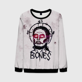 Мужской свитшот 3D с принтом BONES Sesh Team в Ухте, 100% полиэстер с мягким внутренним слоем | круглый вырез горловины, мягкая резинка на манжетах и поясе, свободная посадка по фигуре | bones | elmo kennedy | hip hop | rap | rapper | scream | sesh | skull | кости | костя | рэп | рэпер | сеш | скрим | сэш | хип хоп | череп | элмо кеннеди