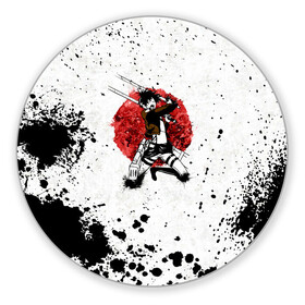 Коврик для мышки круглый с принтом Атака титанов в Ухте, резина и полиэстер | круглая форма, изображение наносится на всю лицевую часть | 2 | 3 | anime | attack on titan | the wings of counterattack | аниме | анимэ | армин арлерт | атака на титанов | атака титанов | микаса аккерман | мультсериал | эрен йегер | японское