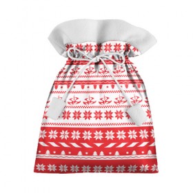 Подарочный 3D мешок с принтом Новогодний Hitman в Ухте, 100% полиэстер | Размер: 29*39 см | 