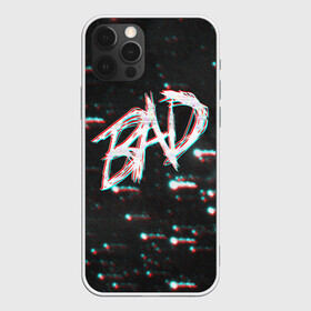 Чехол для iPhone 12 Pro с принтом XXXTentacion - BAD Glitch в Ухте, силикон | область печати: задняя сторона чехла, без боковых панелей | broken | dead | heart | king | legend | music | rap | rapper | red | revenge | rip | xtentation | xxtennation | xxx | xxxtentacion | красное | мертв | музыка | память | разбитое | репер | рип | рэп | сердце | тентасьон | умер