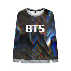 Мужской свитшот 3D с принтом BTS в Ухте, 100% полиэстер с мягким внутренним слоем | круглый вырез горловины, мягкая резинка на манжетах и поясе, свободная посадка по фигуре | bangtan boys | music | бангтан бойс | бтс | корея | музыка | парни | поп музыка